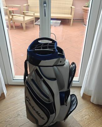 Sacca da golf taylor made in pelle 14 way