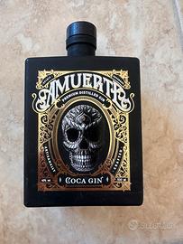 Bottiglia gin vuota da collezione Amuerte