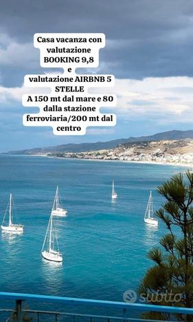 Casa vacanza a 150 mt mare bova marina in centro