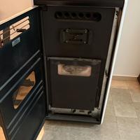 stufa/ caldaia  con produzione acqua calda sani.