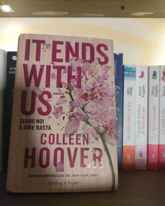 libro it ends with us ,colleen Hoover come nuovo 