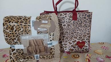 plaid con borsa irge