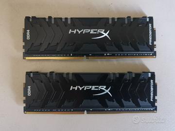 HYPERX PREDATOR DDR4 32GB (2x16GB) 3200MHz (leggi)