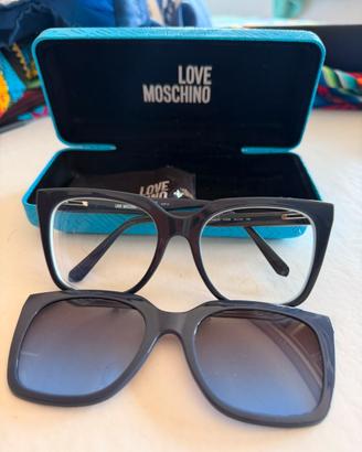 Occhiali Love Moschino : blue  e inserto sole