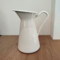Vaso portafiori brocca bianco