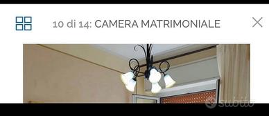 Camera da letto + tavolo con sedie + materasso ecc