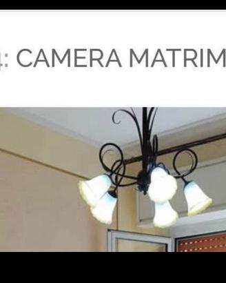 Camera da letto + tavolo con sedie + materasso ecc