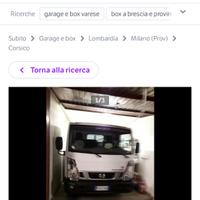 Ampio box ad uso magazzino /deposito