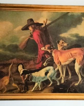 QUADRO IL CACCIATORE XVII SEC 