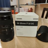 Sigma 18-35 F1.8 DC  Art (Canon)