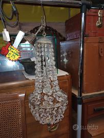 Lampadario a Gocce Vintage