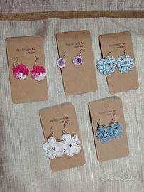 set orecchini handmade 