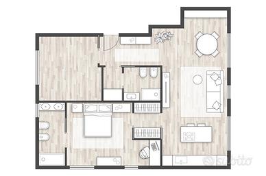 PANTANO - Trilocale - Ad. METRO C
