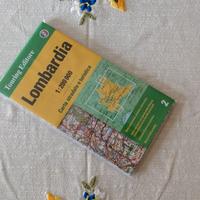 Cartina Lombardia edizione multilingue Touring