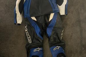 Tuta moto alpinestar in pelle DA DONNA