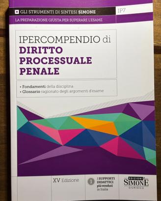 Ipercompendio di diritto processuale penale SIMONE