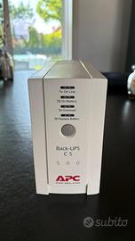 UPS APC BACK-UPS CS 500 BATTERIA NUOVA