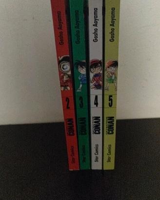 Detective Conan volumi 2–5 – Lotto 4 manga – Gosho
