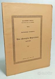 UNA FAMIGLIA NAPOLETANA NELL'800 DUCHESSA D’ANDRIA