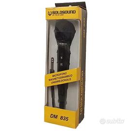 Microfono Goldsound DM-835 vintage con adattatore