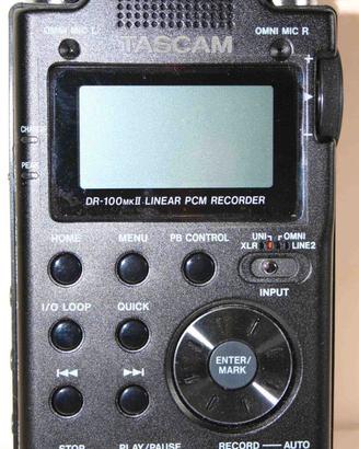 REGISTRATORE AUDIO DIGITALE TASCAM DR100-MKII