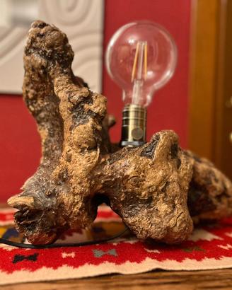 Lampada in legno  mare