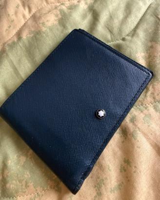 Portafoglio montblanc blu