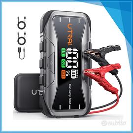 Jump Starter auto 6000A, 27000mAh, NUOVO