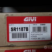 SR1187B portapacchi Givi Honda Forza 125 350