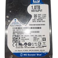 HDD da 1 Tb Western Digital Scorpio Blue da 2,5".