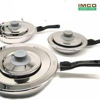 Padella Antiaderente in acciaio e coperchi IMCO