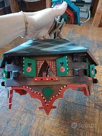 Lampadario tirolese di legno