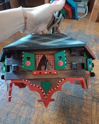 Lampadario tirolese di legno