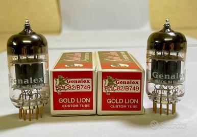 Genalex GOLD LION Pin oro 12AU7 - ECC82- B749