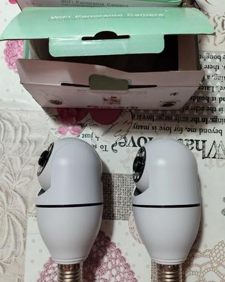 Telecamera  n.2  WiFi Lampadina 360 usate