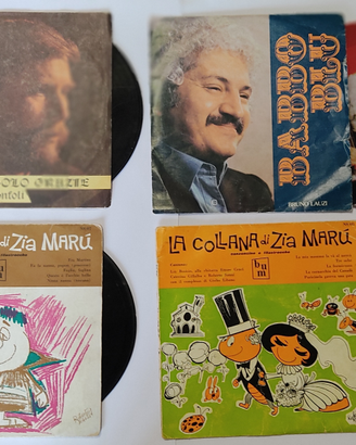 Vinili 45g lotto 4a bimbi