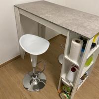 Tavolo snack con 2 sgabelli