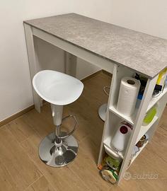 Tavolo snack con 2 sgabelli