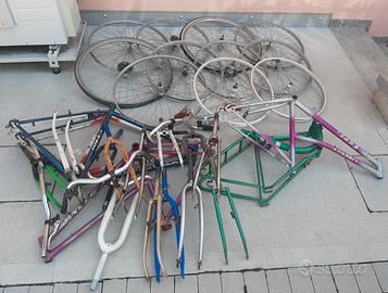 Lotto bici vintage corsa MB graziella eroica telai