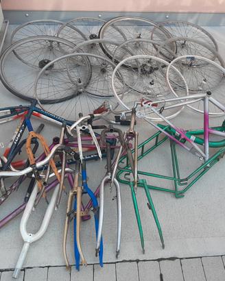 Lotto bici vintage corsa MB graziella eroica telai