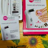 Manicure/ pedicure ricariabile nuovo con accessori