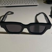 Occhiali off white neri