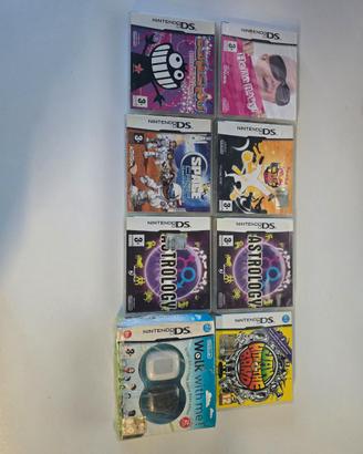 Lotto 8 gioco nintendo ds walk with me space camp