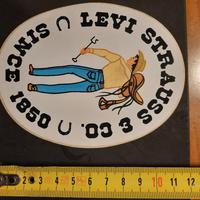 sticker adesivo levi strauss anni 70 80