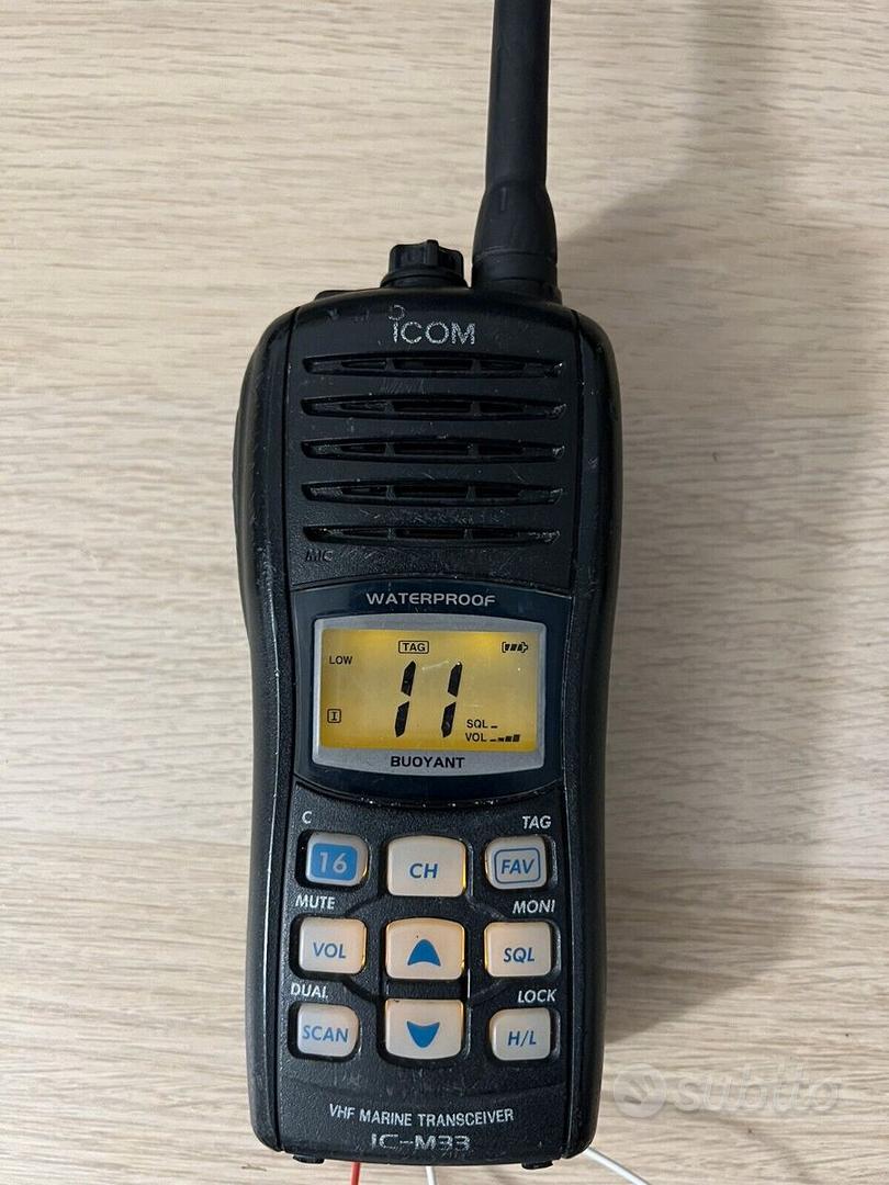 ICOM IC-M33 Waterproof VHF MARINO Buoyant - Telefonia In vendita a
