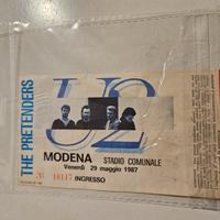 U2 Modena 29 Maggio 1987 Biglietto