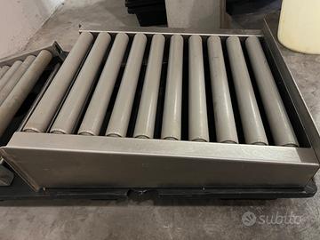 Rulliera acciaio inox PVC alimentare