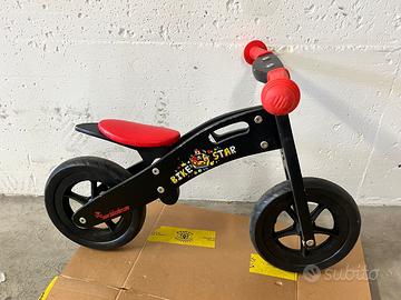 Bicicletta senza pedali Bikestar Safety Wooden