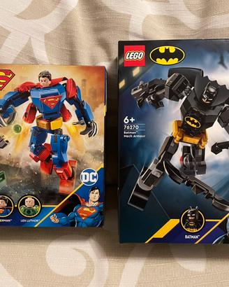 Lego 76270 76302 DC. Mech Batman Superman Lex Luth