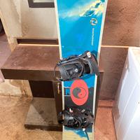 Tavola Snowboard 140cm+attacchi+scarponi Rossignol